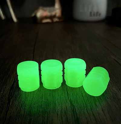 10 Protetores de Válvula de Pneus Fluorescente