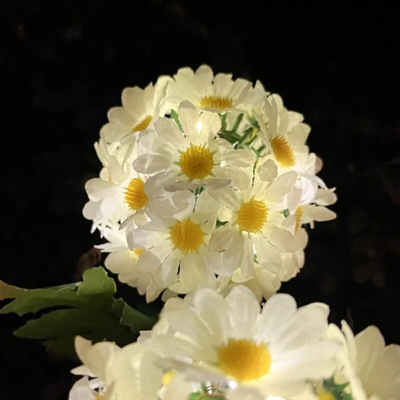 Iluminação Solar Flores para Jardim