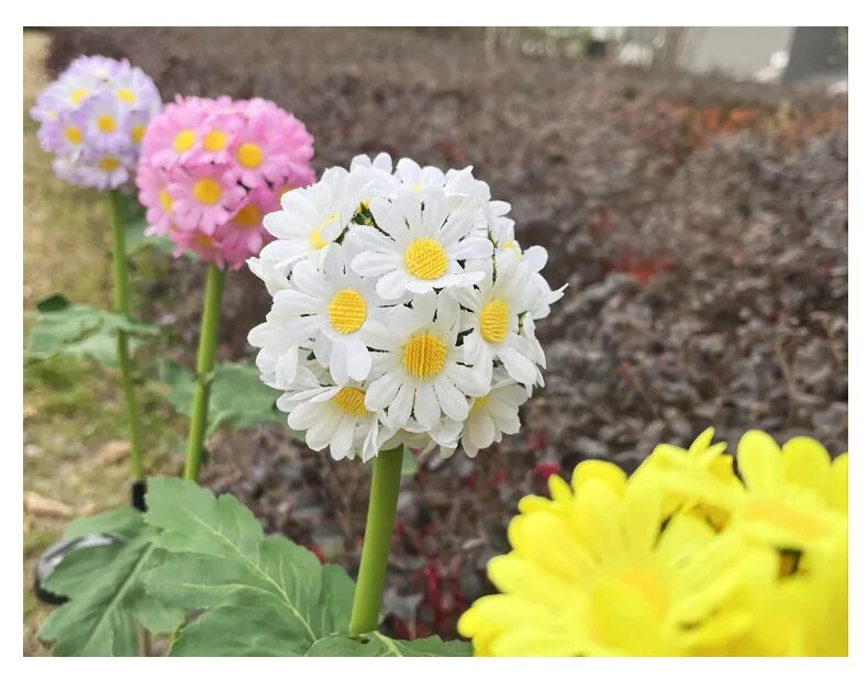 Iluminação Solar Flores para Jardim