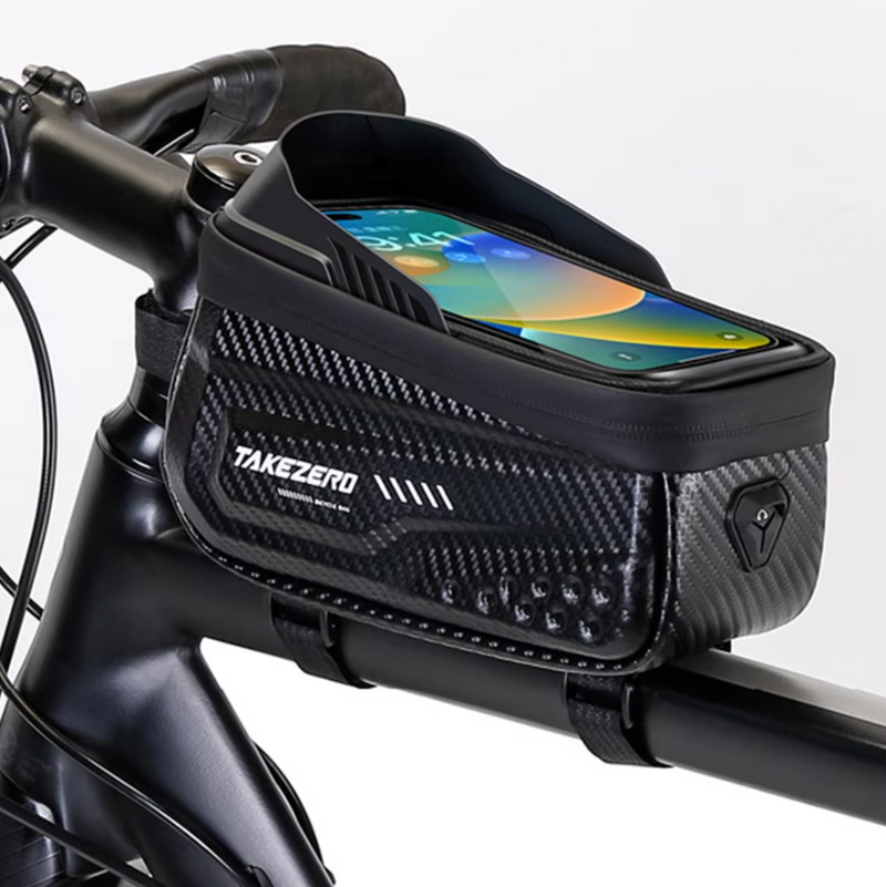 Bolsa para Bicicleta com Fone de Ouvido Integrado e Compartimento Interno Espacial