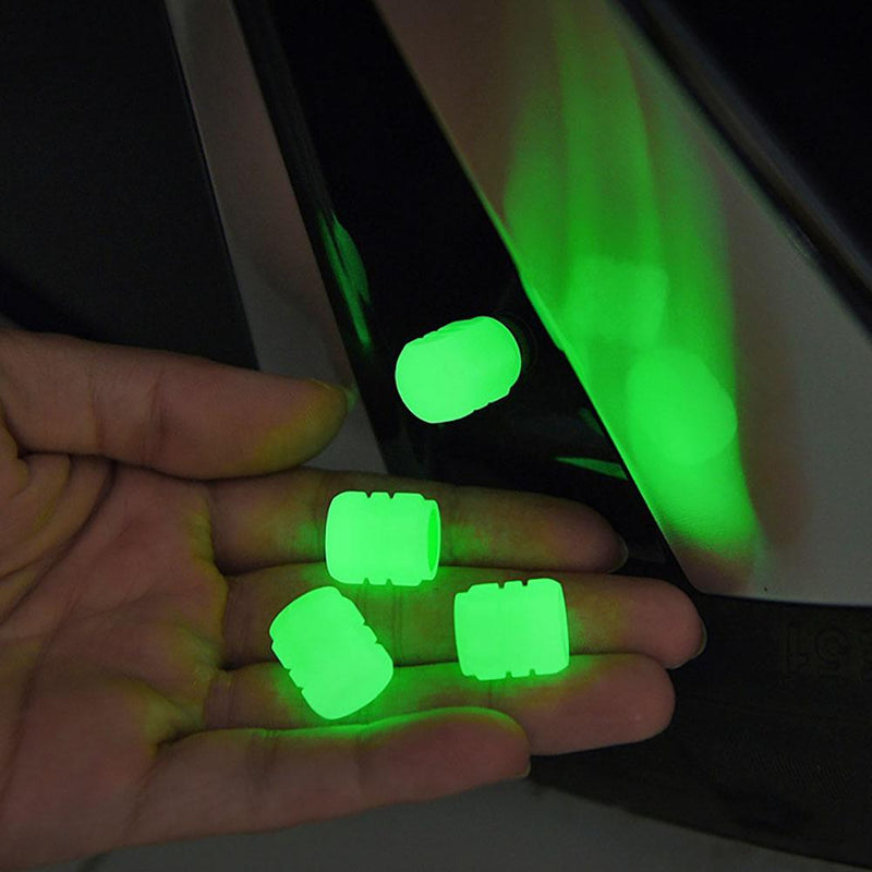 10 Protetores de Válvula de Pneus Fluorescente