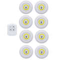 Kit Lampada Luminaria Led Spot Sem Fio Controle Remoto