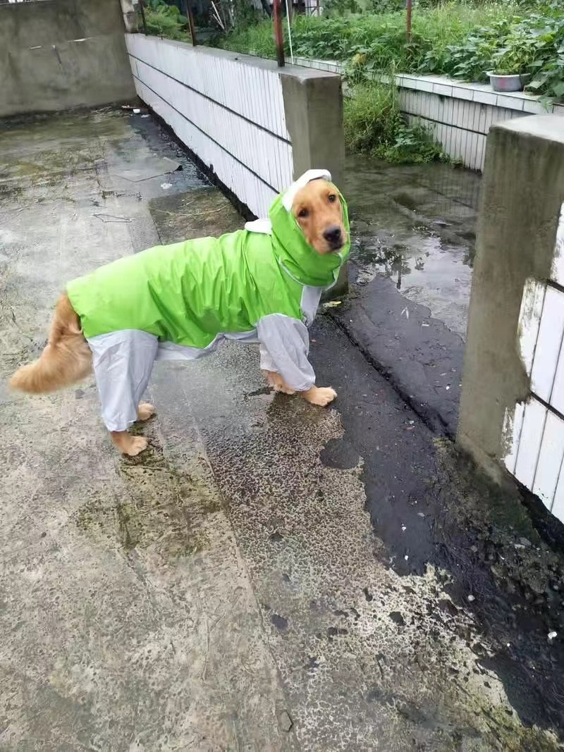 Capa de Chuva para Cães de Médio a Grande Porte