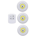 Kit Lampada Luminaria Led Spot Sem Fio Controle Remoto