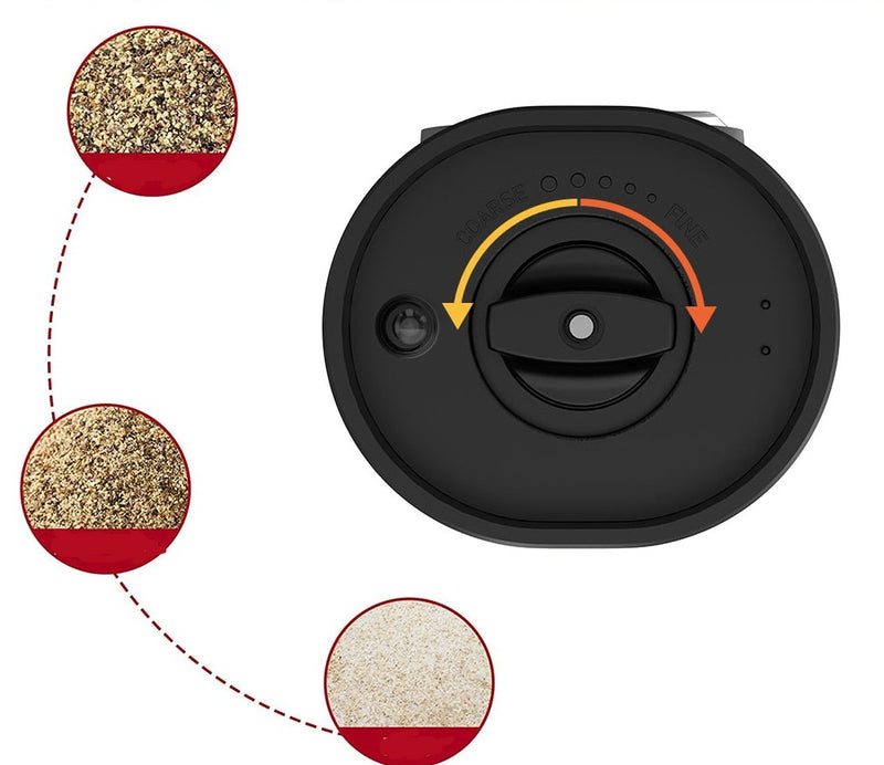 Moedor de Sal e Pimenta Recarregável